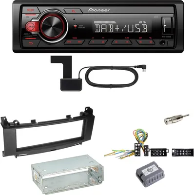 Produktbild von Pioneer MVH-130DAB Digitalradio USB Einbauset für Mercedes A B Klasse W245 W169
