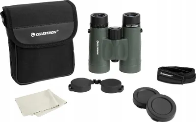 Obrázek produktu pro Celestron Nature DX 10×42, BaK-4, 10x, 4,2 cm, Voděodolný, Zelená, 629 g