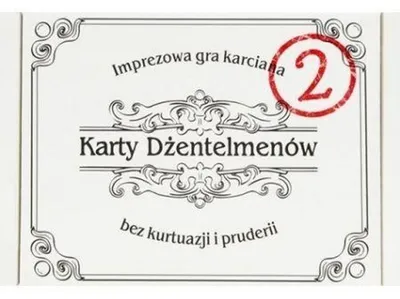 Zdjęcie produktu dla Gra Towarzyska Karty Dżentelmenów - Epizod Drugi Imprezowa