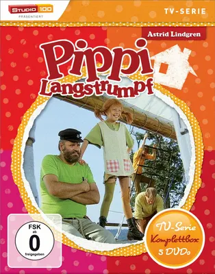 Produktbild von Pippi Langstrumpf - TV-Serie - Komplettbox (5DVDs)