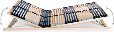Produktbild von vidaXL Lattenrost mit 42 Latten 7 Zonen 90x200 cm