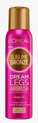 Zdjęcie produktu dla Loreal Sublime Samoopalacz Rajstopy W Sprayu Mgiełka Brązująca 150Ml
