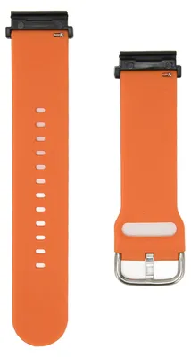 Obrázek produktu pro 22mm silikonový řemínek na hodinky, sportovní chytré náramky, náhradní řemínek pro Garmin Fenix 7, 6, 5, oranžová barva