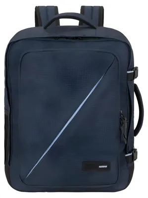 Productafbeelding van American Tourister rugzak reistas met laptopvak Take2Cabin Casual Backpack 38L Dark Navy donkerblauw
