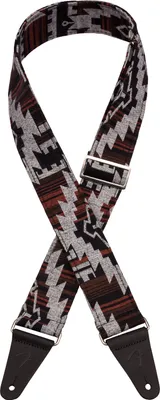 Zdjęcie produktu dla Fender Zion Strap 2'' Black Aztec Tekstylne gitarowe pasy
