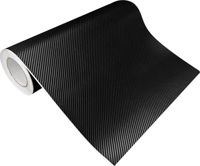 Produktbild von Carbon Folie 50x100 cm - Carbon 3D Schwarz - Carbonfolie matt mit Luftkanal-Kleber – leicht anzubringen - Klebefolie Möbel selbstklebend für Küche, Möbel und Auto - Folie für Möbel