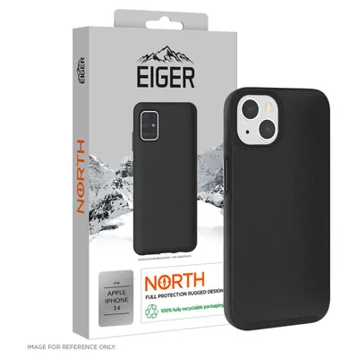 Produktbild von EIGER EGCA00397, Cover, Apple, iPhone 14, 15,5 cm (6.1"), Schwarz