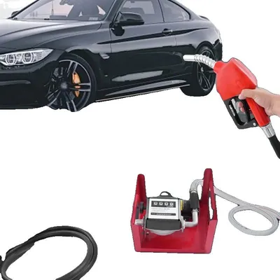 Zdjęcie produktu dla Pompa transferowa do oleju napędowego, moc 200 W, natężenie przepływu 50 l/min, maksymalna wysokość tłoczenia 10 m, napięcie 230 V, prędkość 3600 obr