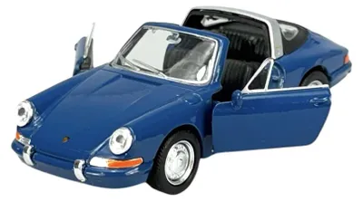 Produktbild von Welly Porsche 911 901 Targa Blau 1:34 Die Cast Metall Modell im Kasten 43873