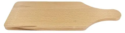 Präsentationsbrett aus Buchenholz, 27x10x1 cm, natur