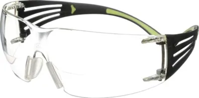 Image de 3M Lunettes de protection Reader SecureFit-SF400 EN166 branches noir vert, oculaires incolores +1,50