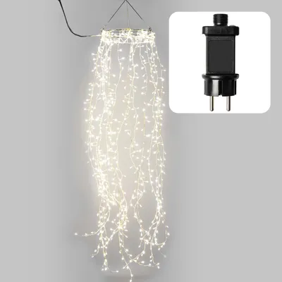 Produktbild von LED Lichtring Ø 30 cm mit Lichterbündel, 1280 LEDs, Timer, dimmbar 578676