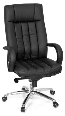 Produktbild von hjh OFFICE XXL Drehstuhl XXL G 300 Bürostuhl gepolstert bis 150 kg belastbar mit Armlehnen Kunstleder für Büro, Zuhause
