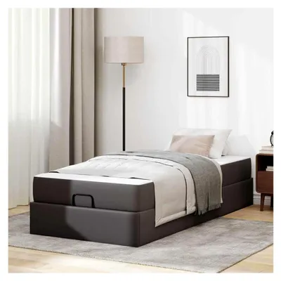 Produktbild von Bettgestell mit Matratze in modernem, elegantem Design und Stauraum