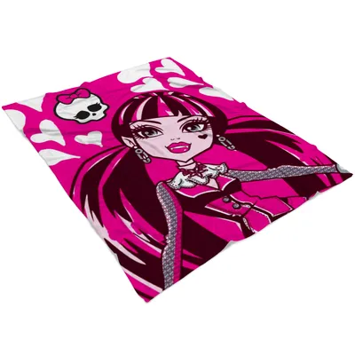 A Monster High blanket featuring Draculaura.