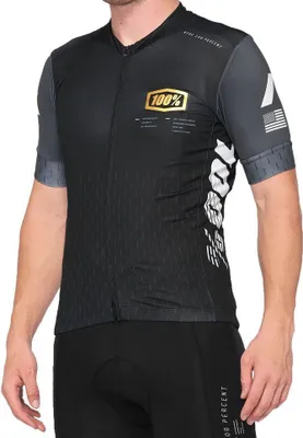 Produktbild von 100percent Exceeda Kurzarm-radtrikot Schwarz S Mann Schwarz S