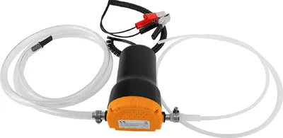 Image de Pompe de vidange d'huile 12 V 80 W Extracteur de pompe à huile/diesel Transfert de fluide avec tubes Camion Camping-car Bateau VTT