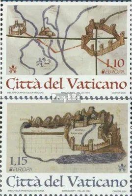Produktbild von Briefmarken Vatikanstadt 2020 Mi 1995-1996 (kompl.Ausg.) postfrisch Historische Postrouten