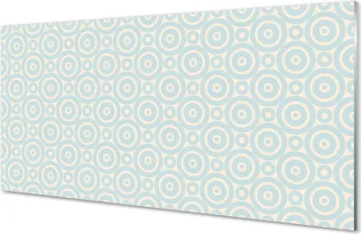 Produktbild von Glasbilder 120x60 Wandkunst geometrische Kreise
