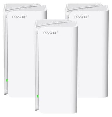 Produktbild von Tenda MX21 Pro (2er-Pack) Tri-Band (2,4 GHz / 5 GHz / 6 GHz) Wi-Fi 6 (802.11ax) Weiß 3 Intern