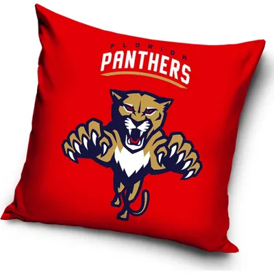 Imagen del producto de Almohada del equipo NHL Florida Panthers, color rojo, diseño "Wild"