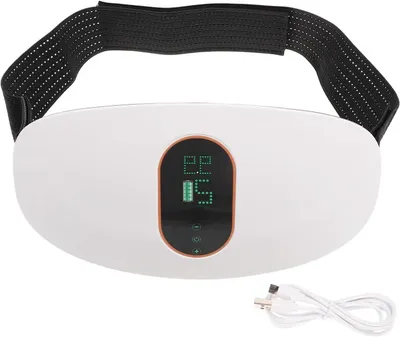 Produktbild von Bauchmassagegerät – Taillenzone-Gerät – Körperkonturierung unterwegs – Kabellos und tragbar – 24 x 12 x 3 cm – Weiß