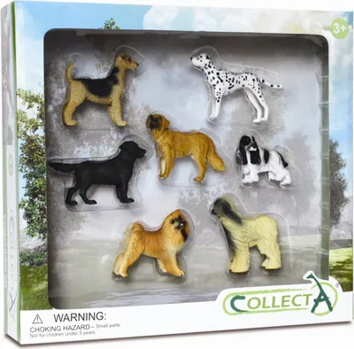 Produktbild von Set mit 7 Hundefiguren - Collecta