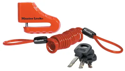 Produktbild von MASTER LOCK Bremsscheibenschloss mit Disc Zylinder 80mm