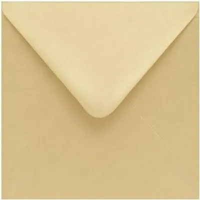Produktbild von Dekorative Umschläge K4 Perlgold 120 g 50 Stück - für Hochzeitseinladungen