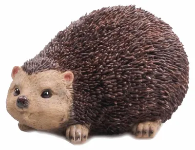 Produktbild von Gartendekoration Figur - Igel - braun - 22 x 13 cm - Polystone