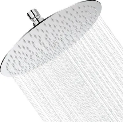 Produktbild von Famanu Regenduschekopf mit Hochdruck und Wassersparfunktion - Einfach zu Installieren aus Edelstahl