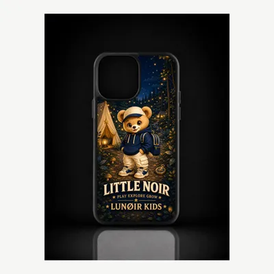 Image de Coque de protection pour iPhone 13 Pro, étui de téléphone avec motif noir – LUNØIR ©