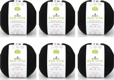 Immagine prodotto di 6x DMC Eco Vita – Filato composto da 80% di cotone riciclato e 20% di fibre riciclate, 388, (colore 2)