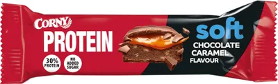 Produktbild von Corny Protein Soft Chocolate idealer eiweißreicher Snack 45g