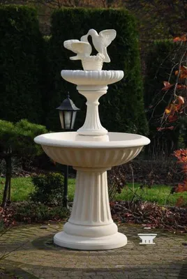 Produktbild von Zierbrunnen Springbrunnen Skulptur 171cm Brunnen Deko Garten Fontaine Teich Neu