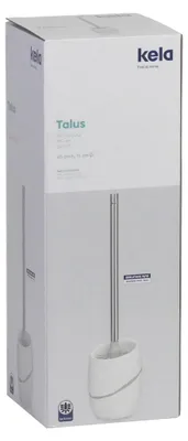 Productafbeelding van Kela 20258, Toiletborstel met houder, Grijs, Polypropyleen, Talus, 450 mm, 11 cm