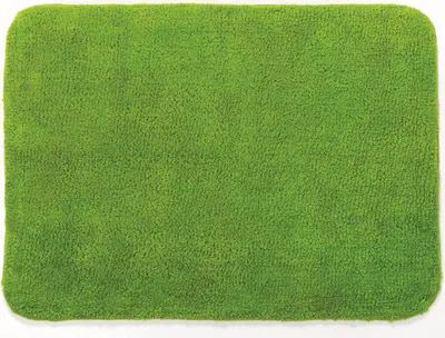 Produktbild von Spirella Badteppich Badematte Duschvorleger CAMPUS 100% Baumwolle Hochflor | flauschig | rutschhemmend | geeignet für Fußbodenheizung | 50x70 cm | Grün
