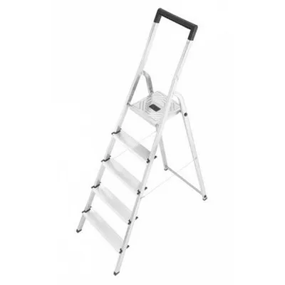Image de Hailo L40 Aluminium Huishoudtrap / Klustrap 5 treden