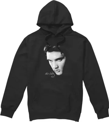 Obrázok produktu pre Elvis Presley - Mikina s kapucňou pre mužov/ženy Uni TV32207 (L) (čierna)
