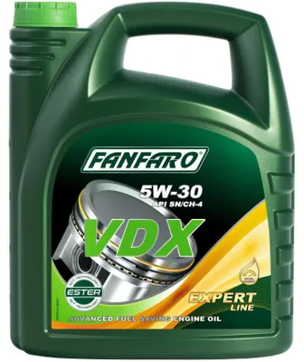 Produktbild von FANFARO Expert Line VDX für 5W-30 5 Liter Motoröl Motorenöl Synthetisch 502 00 505 00 505 01 Longlife-04 DEXOS 2 229.51 PSA B71 2290 Öl
