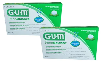 Produktbild von 2x GUM Perio Balance 2x 30 Lutschtabletten