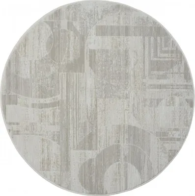 Image de 120x120 (diamètre) cercle Tapis rond My Circles CA60022 crème cercle