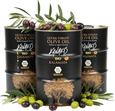 Produktbild von Kanakis | Olivenöle 3x5 L - Kaltgepresst - Aus Griechenland - Natives Olivenöl Extra - EVB - Hoher Polyphenolgehalt - ohne Bitterkeit