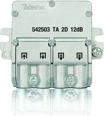 Immagine prodotto di TELEVES Easy-F - Derivatore doppio 5-2400 MHz AD:12dB EFA212N