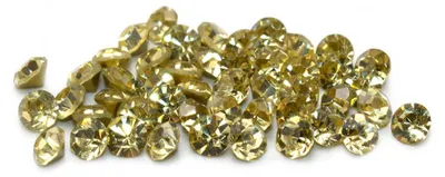 Produktbild von Vintageparts Strasssteine Hellgelb Chaton 4 mm, 50 Stück