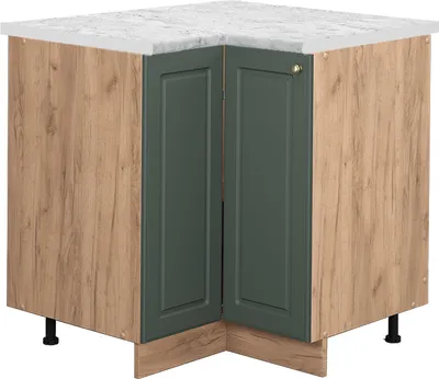Produktbild von Eckunterschrank Vicco Fame-Line Grün-Gold Landhaus 80.5 cm , AP Marmor, Model 45597