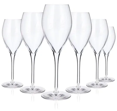 Produktbild von 6x Blanchet Wein Sektgläser Cavagläser Glas 0,1l Sektglas