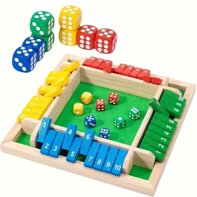 Productafbeelding van spel 4 spelers, klassiek traditioneel houten bordspel