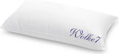 Produktbild von HANSKRUCHEN Wolke 7 Daunen Kopfkissen 40x80 cm Hart Allergiker Schlafkissen waschbar 3 Kammern Kissen weiss -  Germany