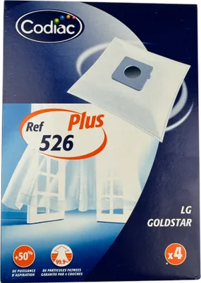 Produktbild von Codiac Ref 526 Plus 4x Staubsaugerbeutel passend für LG TB33 TB34 Bomann, Swirl Y30